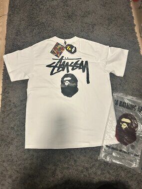 A Bathing Ape X Stussy T-shirt